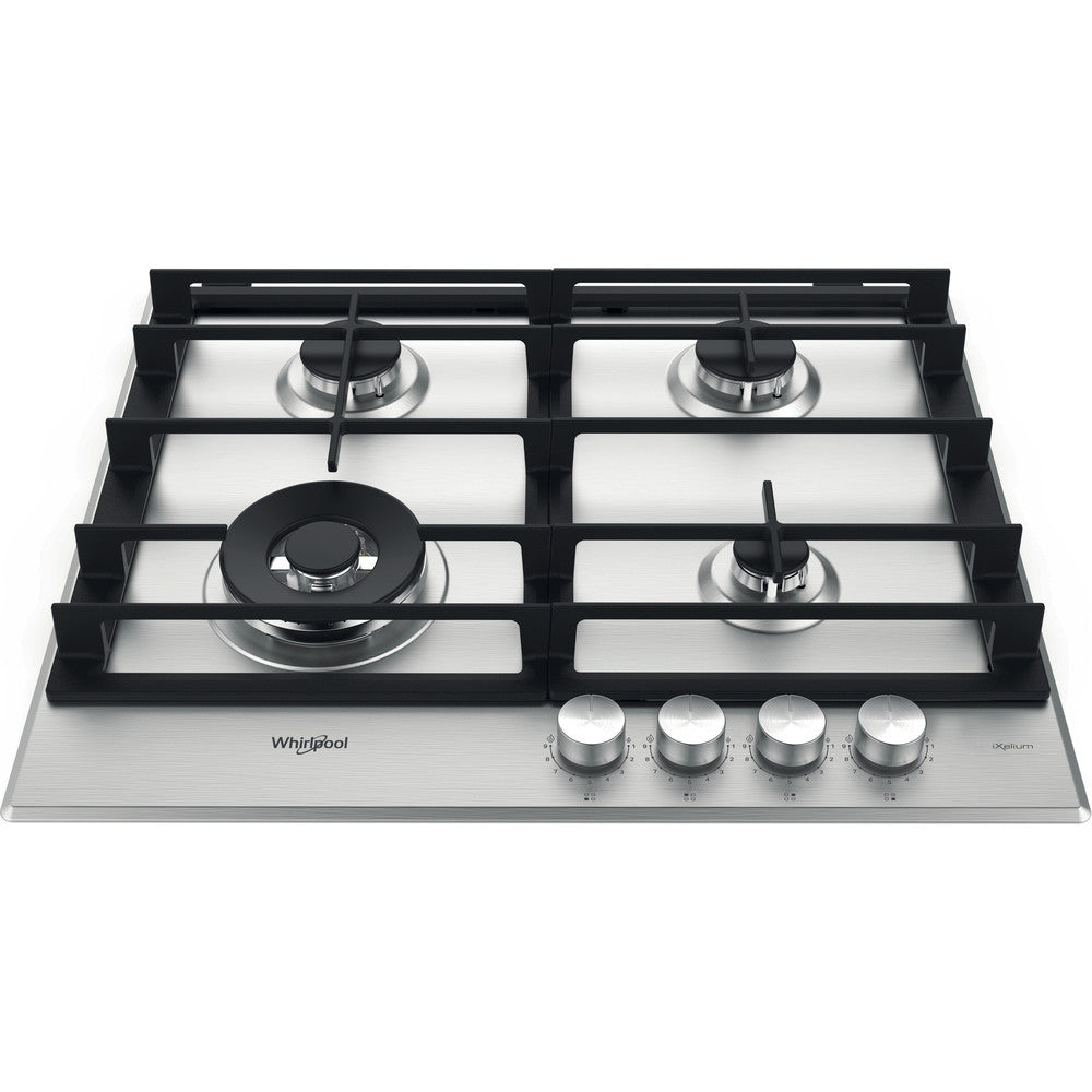 Whirlpool 60cm 4 Burner Stainless Steel Gas Cooktop (GMWL628IXLAUS)