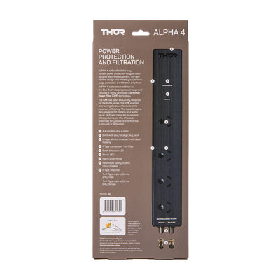 Thor Alpha 4-Outlet Surge Protected Power Board (A4)