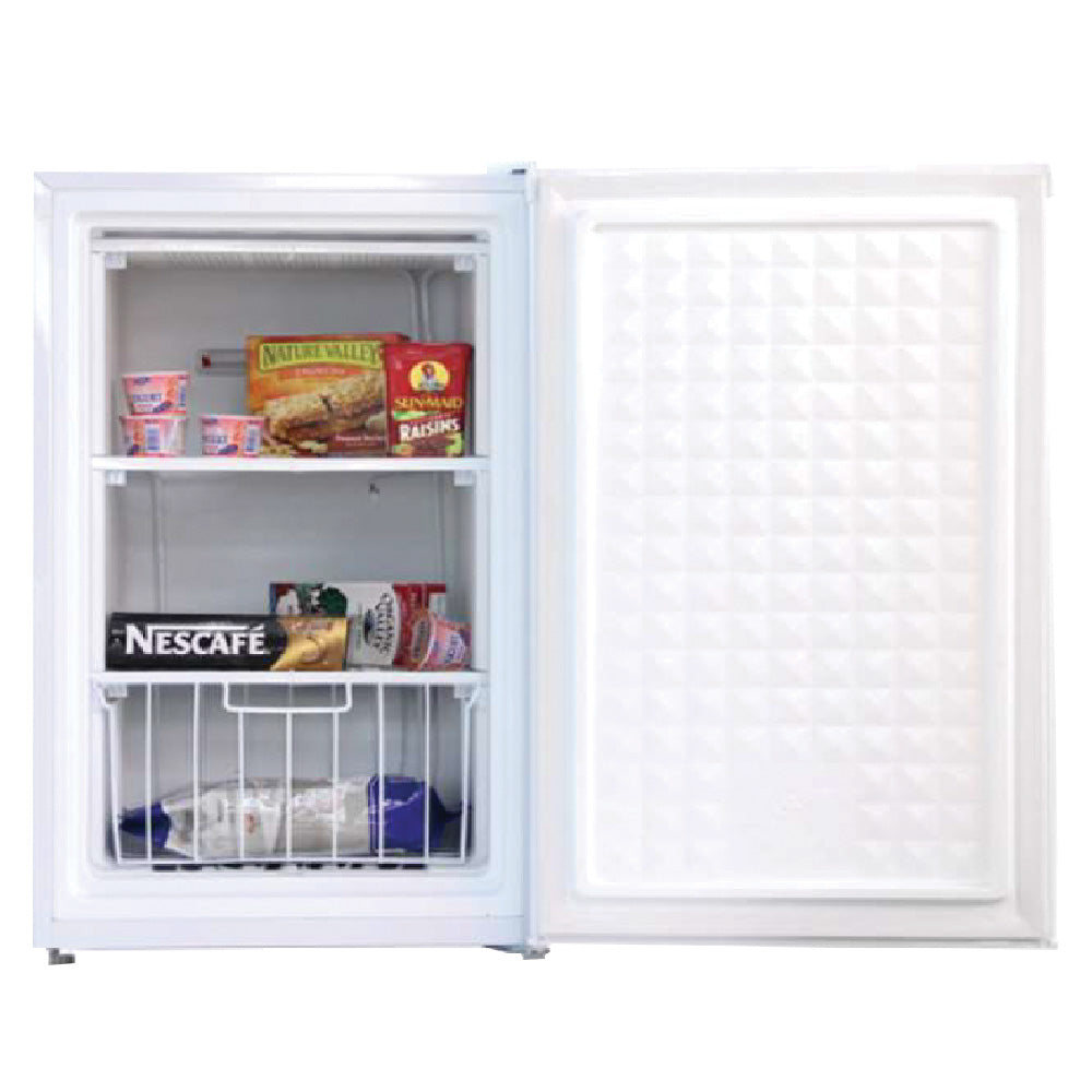 Husky 92L Solid Door Bar Freezer Under Counter Compact In White (HUS-92BFWH.1)