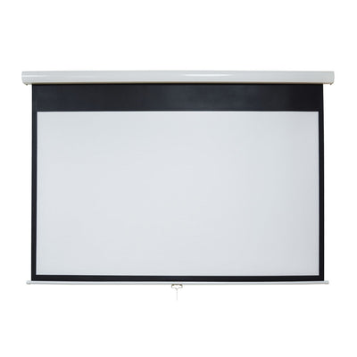 One Products 120" Auto-Lock Manual Projector Screen (OPMAN120)