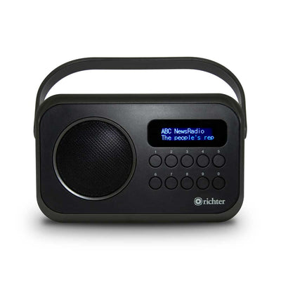Richter Portable DAB+/FM/AM Digital Radio in Black (RR28DABAMBLK)