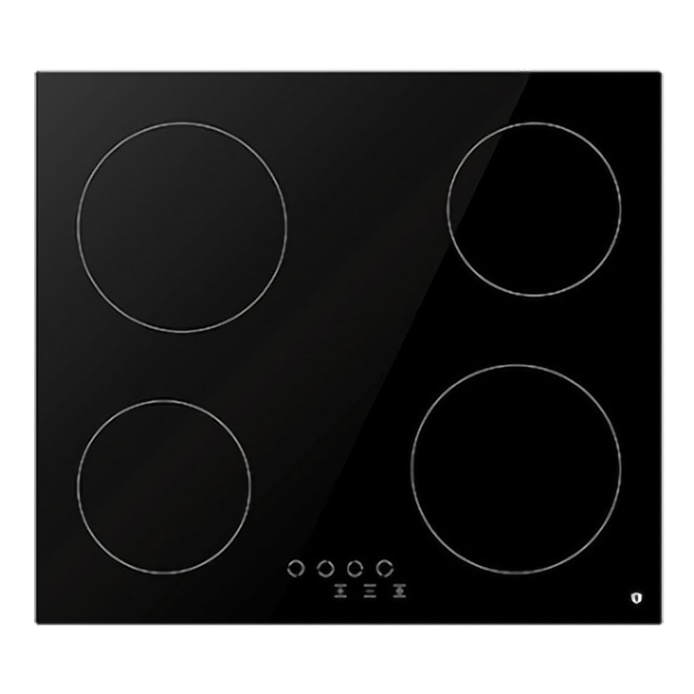Tisira 60cm 4 Zone Black Glass Ceramic Electric Cooktop Arisit