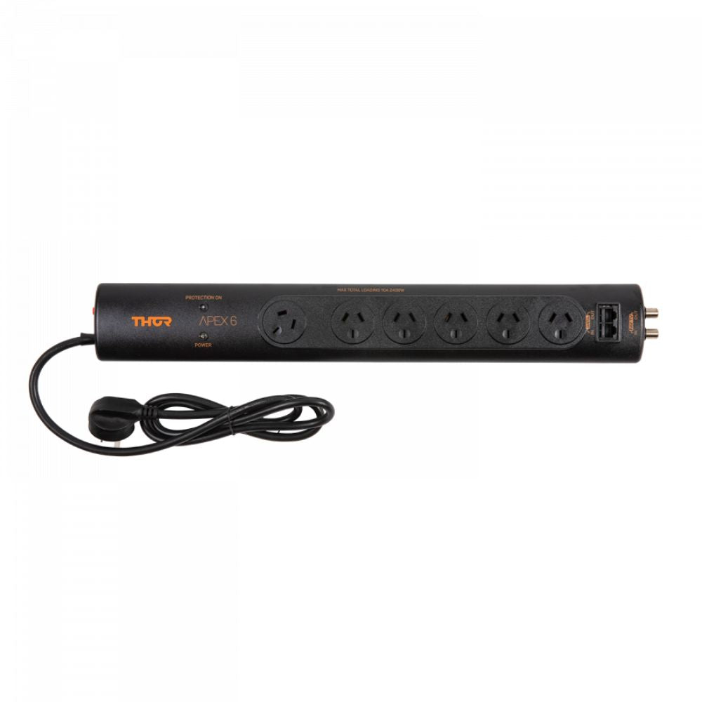 Thor 6 Outlet Surge Protector With Apex Filtration (D6)