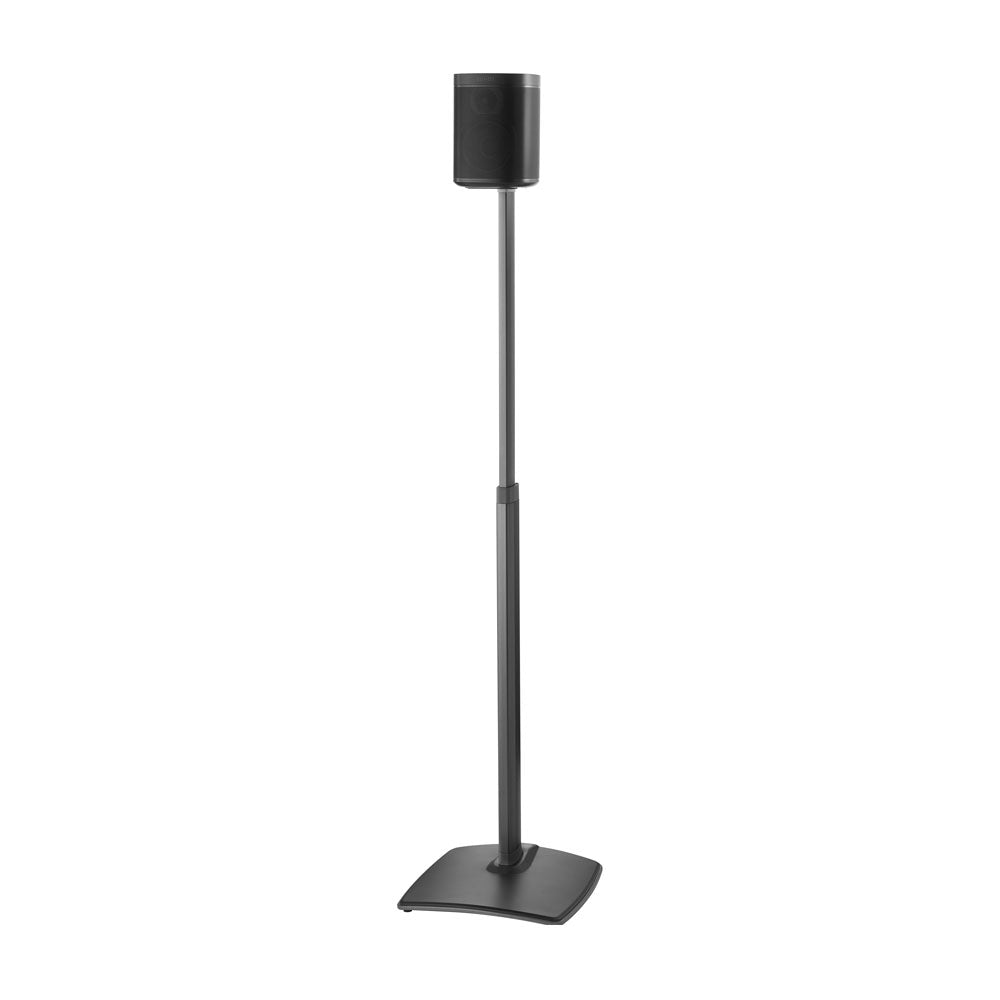 Sanus Adjustable Height Speaker Stand For Sonos One, SL, Play:1 & Play:3 in Black (WSSA1-B2)