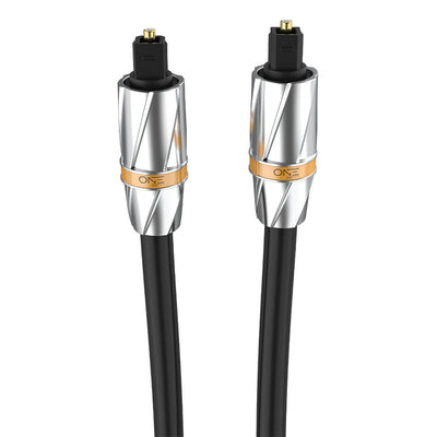 One Products Toslink Optical Surround Sound & Audio Cable - 2.7m Length (OCFO001-9)