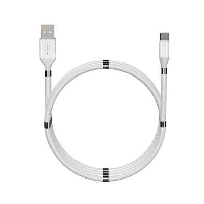 One Products USB-C Self-Coiling Rapid Charge Cable For iPhone - 1.8m Length (OCMSC200)