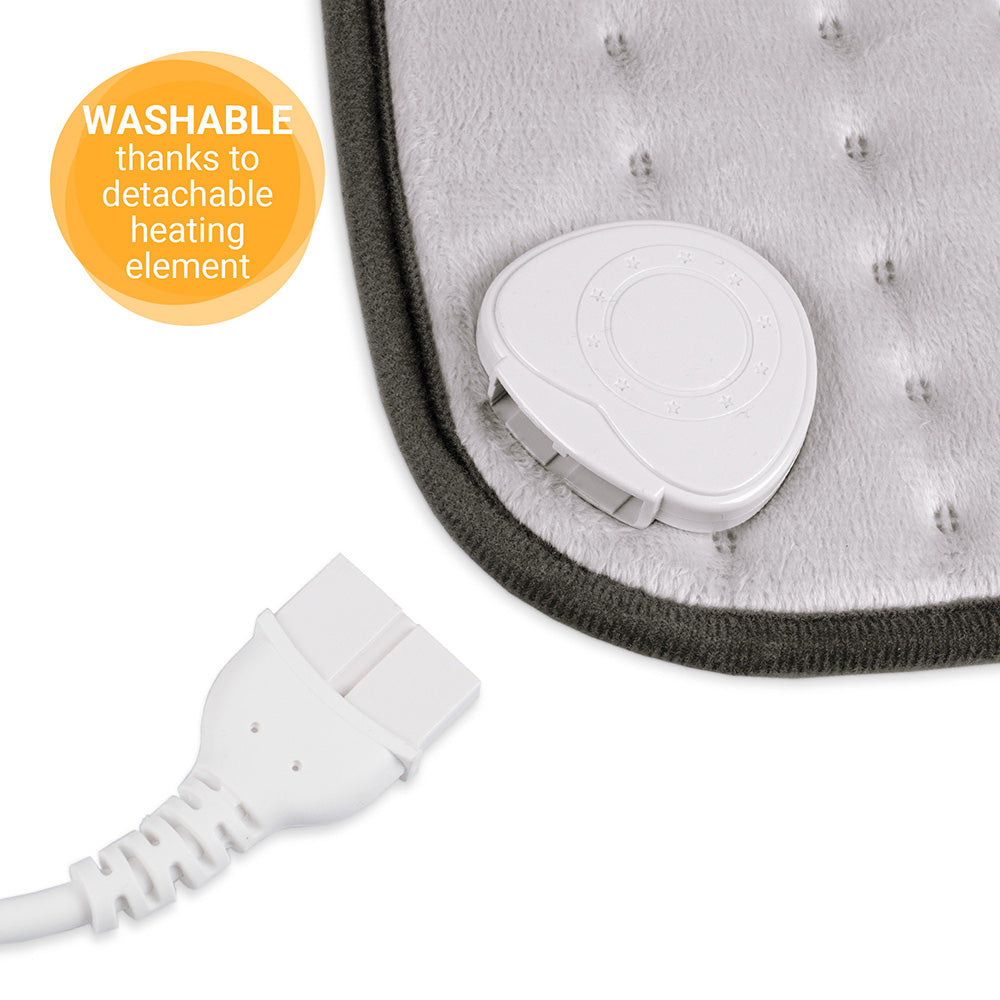 Medisana XL Electric Heating Pad With Overheat Protection in Grey (HP650)