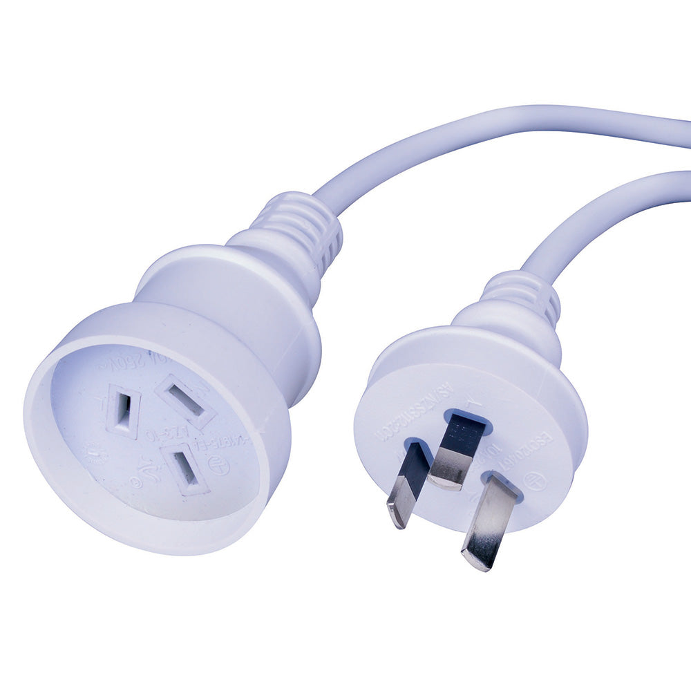 Bluejet Power Extension Cable in White - 3m Length (33PC03)