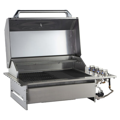 Smart 4-Burner Drop-In Gas BBQ With Slimline Hood in Stainless Steel (4000DG-SL-SS)