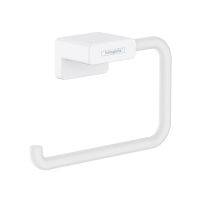 Hansgrohe AddStoris Toilet Roll Holder Without Cover in Matt White (41771700)