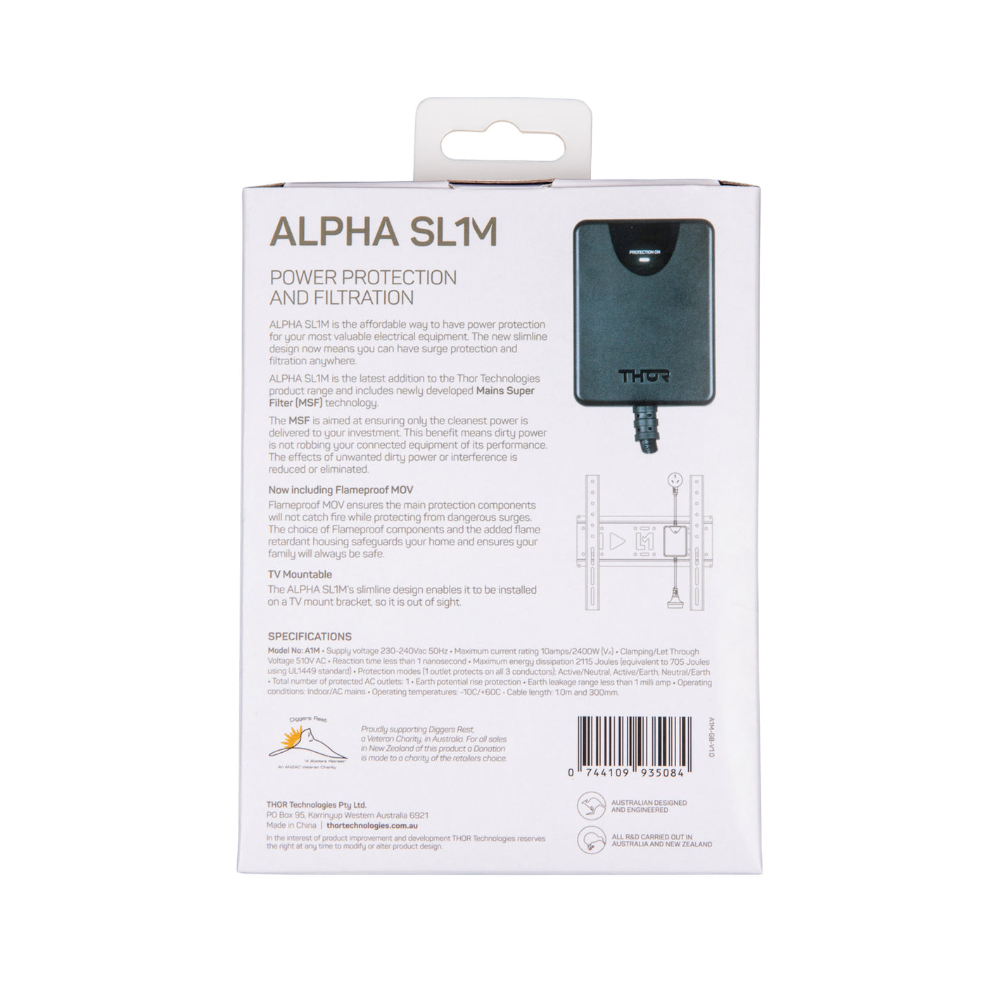 Thor Alpha Thor Alpha SL1M Inline Surge Protector (A1M) – Arisit