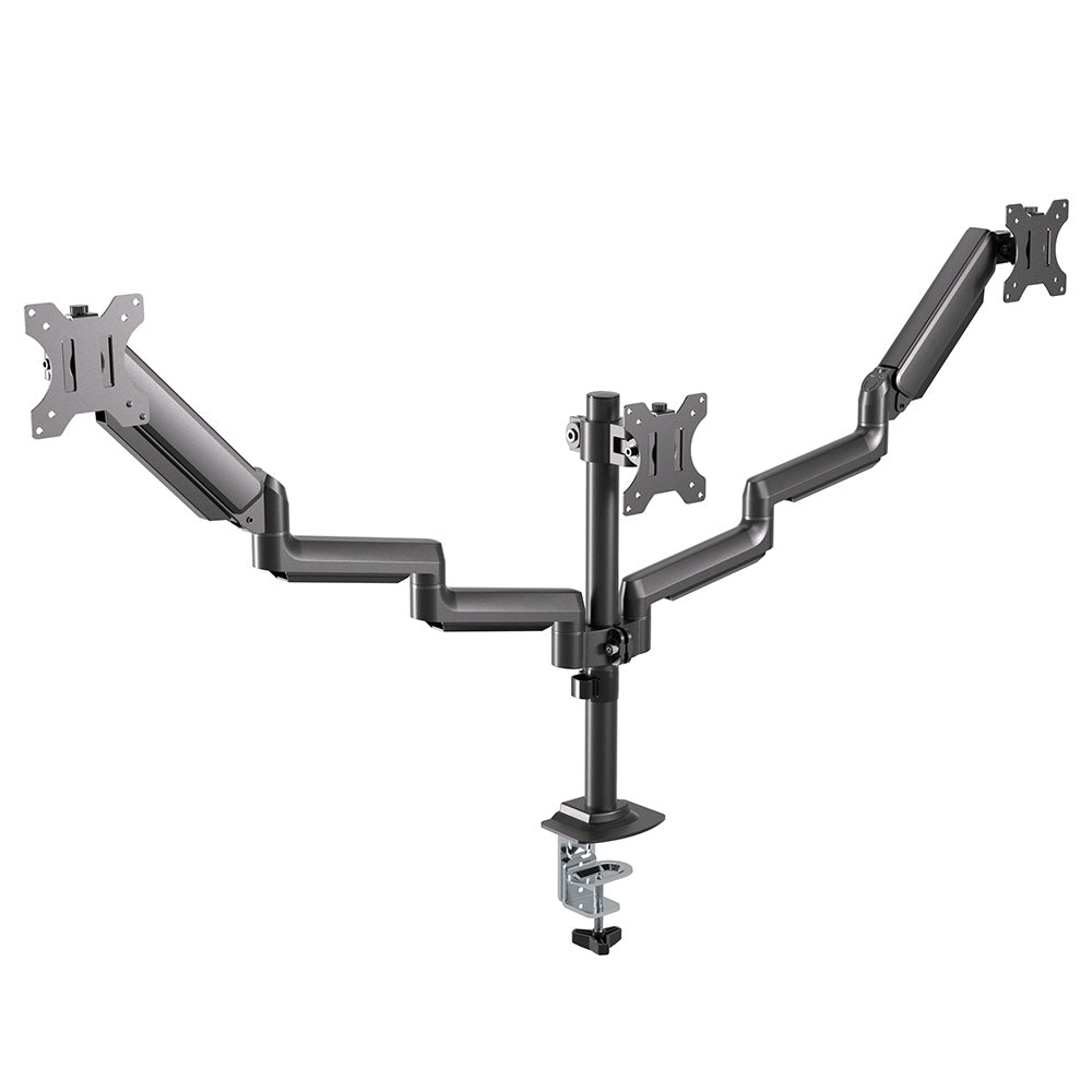 One Product Triple Desktop Monitor Arm Bracket for 13" to 32" Monitor (PPMA3S-E