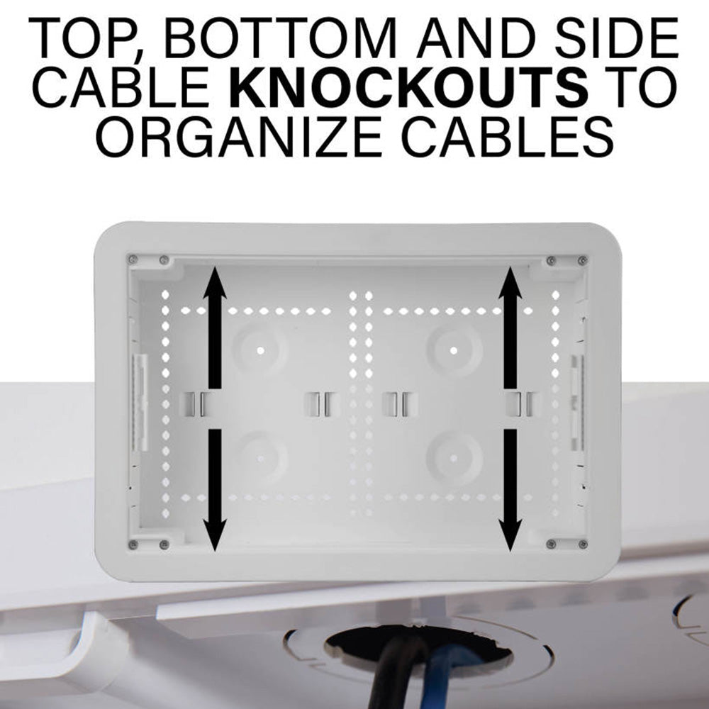 Sanus 9" TV Media In-Wall Box SA-IWB9