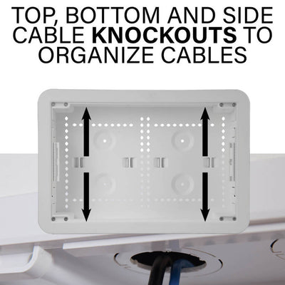 Sanus 9" TV Media In-Wall Box SA-IWB9