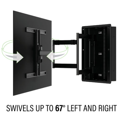 SANUS Premium Large In-Wall Full-Motion Mount for TVs up to 61kg, 42"-85"(VIWLF128-B2)