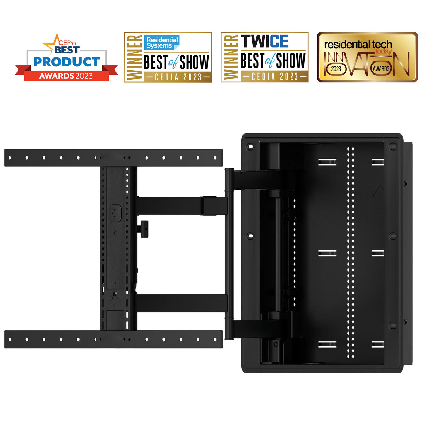 SANUS Premium Large In-Wall Full-Motion Mount for TVs up to 61kg, 42"-85"(VIWLF128-B2)