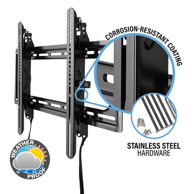 Sanus Large Outdoor Premium Tilt Wall Mount Fdr TVS 37" -95" VODLT1-B2