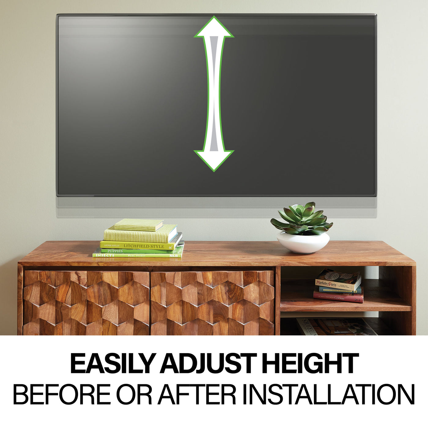 SANUS Small Advanced Full-Motion 4D® + Shift™ TV Wall Mount up to 18kg 19"-43" (VSF917-B2)