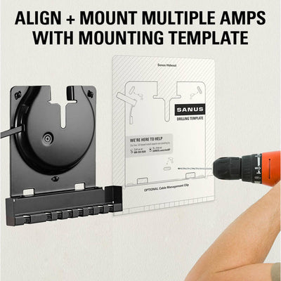 Sanus Slim Wall Mount for Sonos Amp WSSCAM1-B2