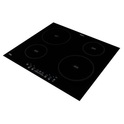 Whirlpool 60cm Built-In Oven & 60cm 4 Zone Induction Cooktop Hob Kitchen Bundle