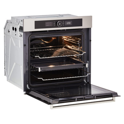 Whirlpool Premium 60cm 73L Pyro Oven & 65cm Induction Cooktop Hob Kitchen Bundle