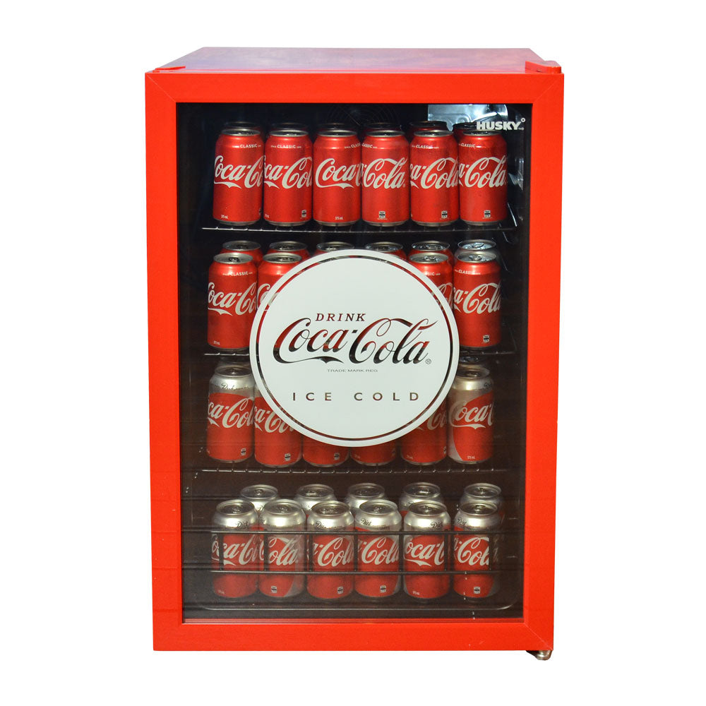 Husky 130L Glass Door Coca-Cola Branded Bar Fridge (CKK130-168-AU-HU.1)