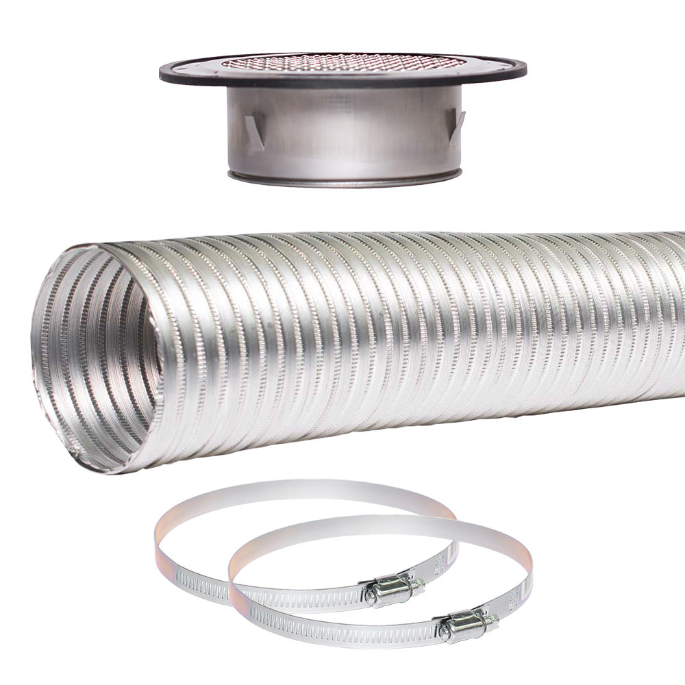 Sirius 150mm Ducting Kit for Extraction through an External Eave (EASYEAVE-150)