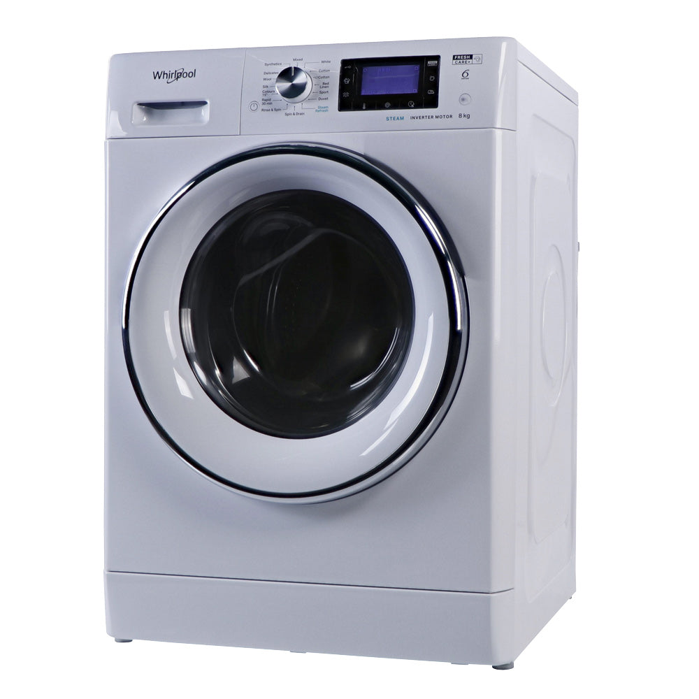 Whirlpool 8kg 6th Sense Front Load Washing Machine Washer Laundry (FDLR80250)