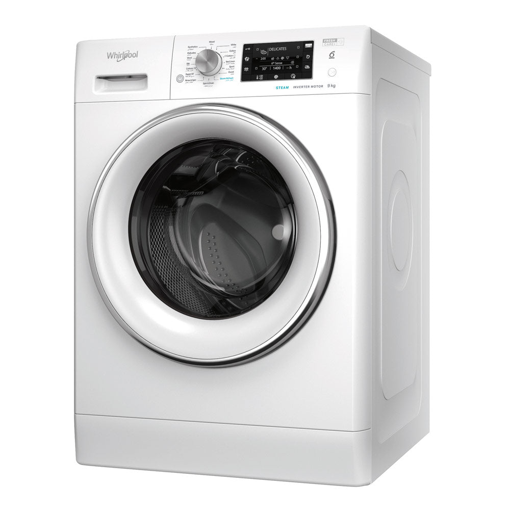 Whirlpool 9kg FreshCare+ Front Load Washer in White (FDLR90250)