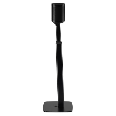 Pair of Flexson Adjustable Floor Stands For Sonos One & Play:1 Speaker in Black (FLXS1AFS2021)