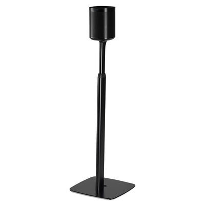 Pair of Flexson Adjustable Floor Stands For Sonos One & Play:1 Speaker in Black (FLXS1AFS2021)
