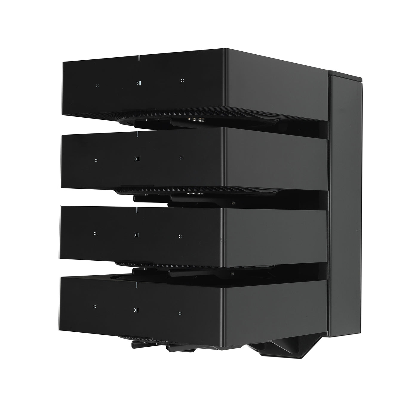 Flexson Dock For 4 x Sonos Amps in Black (FLXSAX4DK1021)