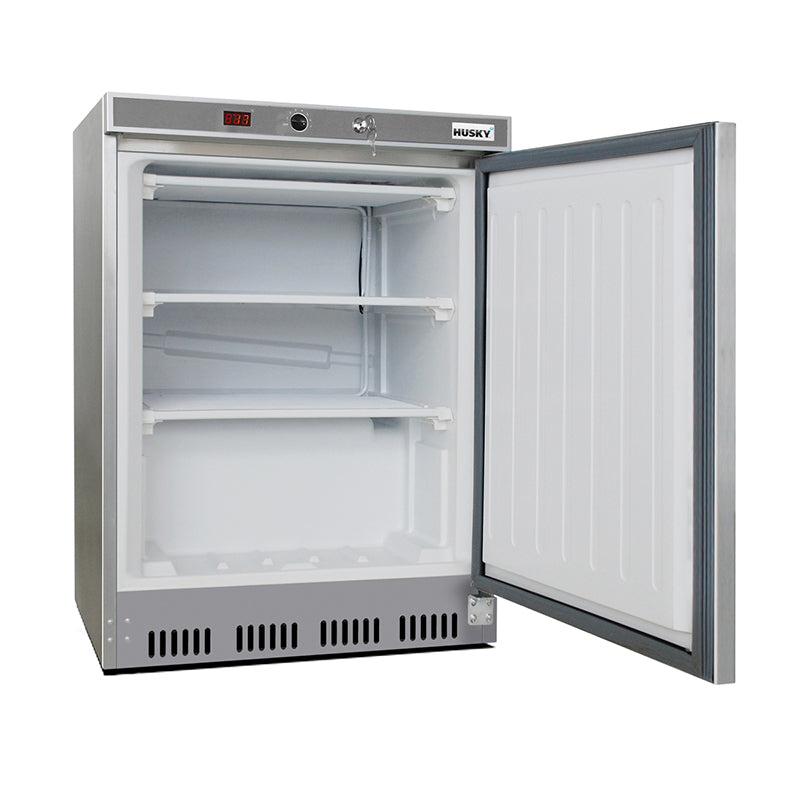 Husky 115L Single Solid Door Commercial Freezer (FSS2H-SD-HT)