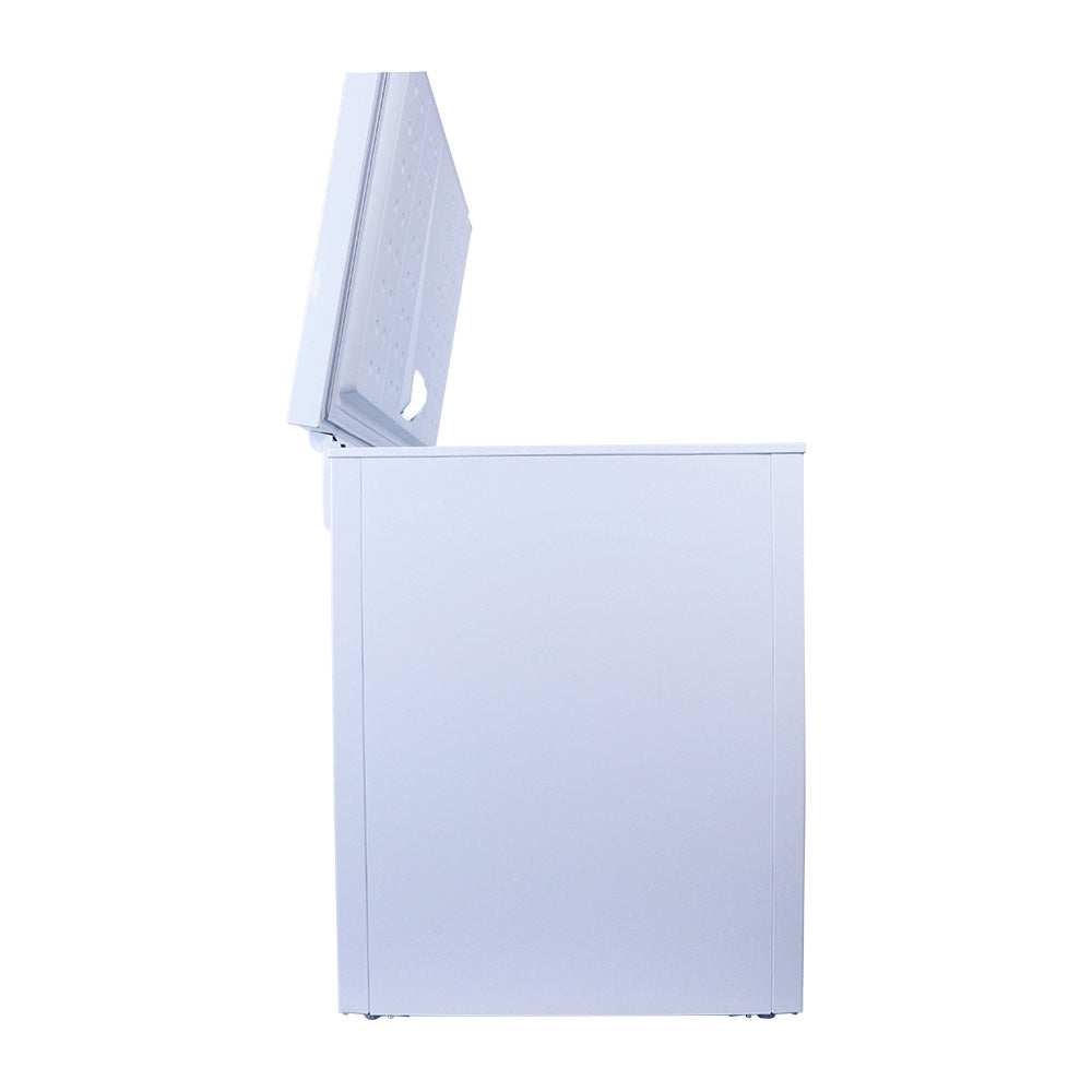 Husky 295L Solid Door Hybrid Chest Fridge or Freezer in White (HUS295CHE.1)