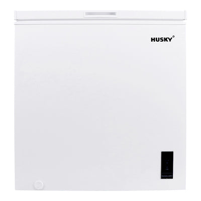 Husky 198L Solid Door Hybrid Chest Fridge/Freezer in White (HUS-198CHE.1)