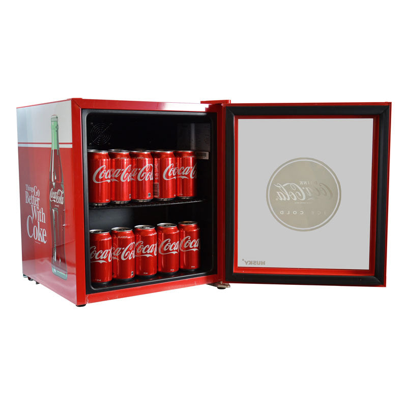 Husky 48L Glass Door Coca-Cola Coke Indoor Bar & Drinks Fridge (CKK48-130-AU-HU.1)