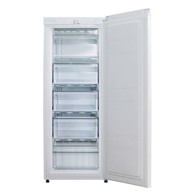 Husky 172L Solid Door Upright Vertical Freezer In White (HUS-172VFWH.1)