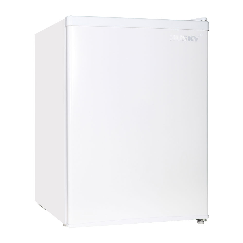 Husky 69L Solid Door Bar Fridge In White (HUS69WH.1)