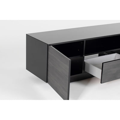 Sonorous 1500mm Value Series TV Cabinet in Black/Walnut (LB1530BNWAU)