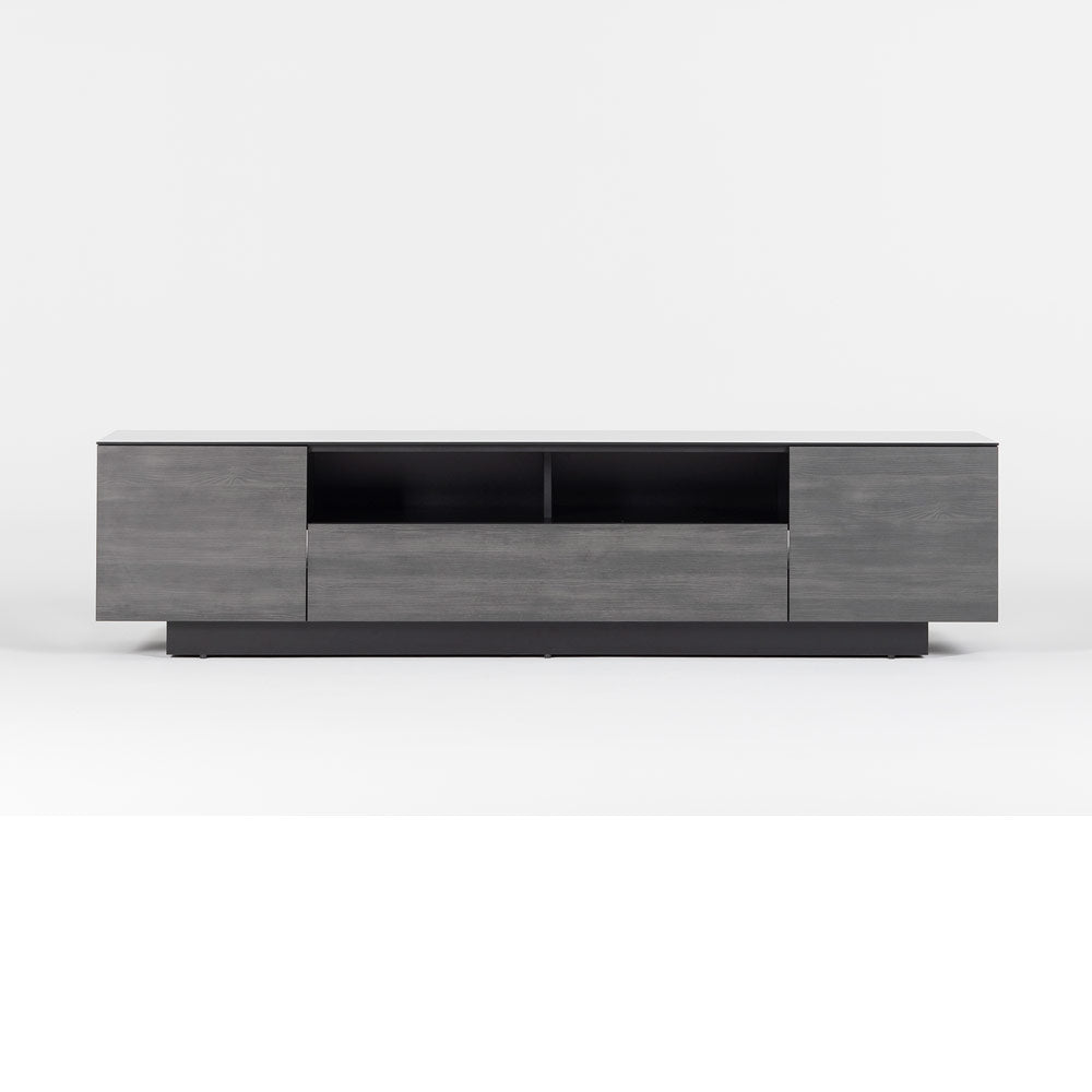 Sonorous 2000mm Value Series TV Cabinet in Black North Wood (LB2031GBLKBNWAU)