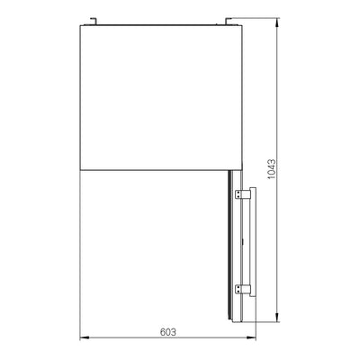 Husky 118L Single Door Alfresco Drinks Chiller With Anti-Condensation Door In Stainless Steel (ALF-C1-840)