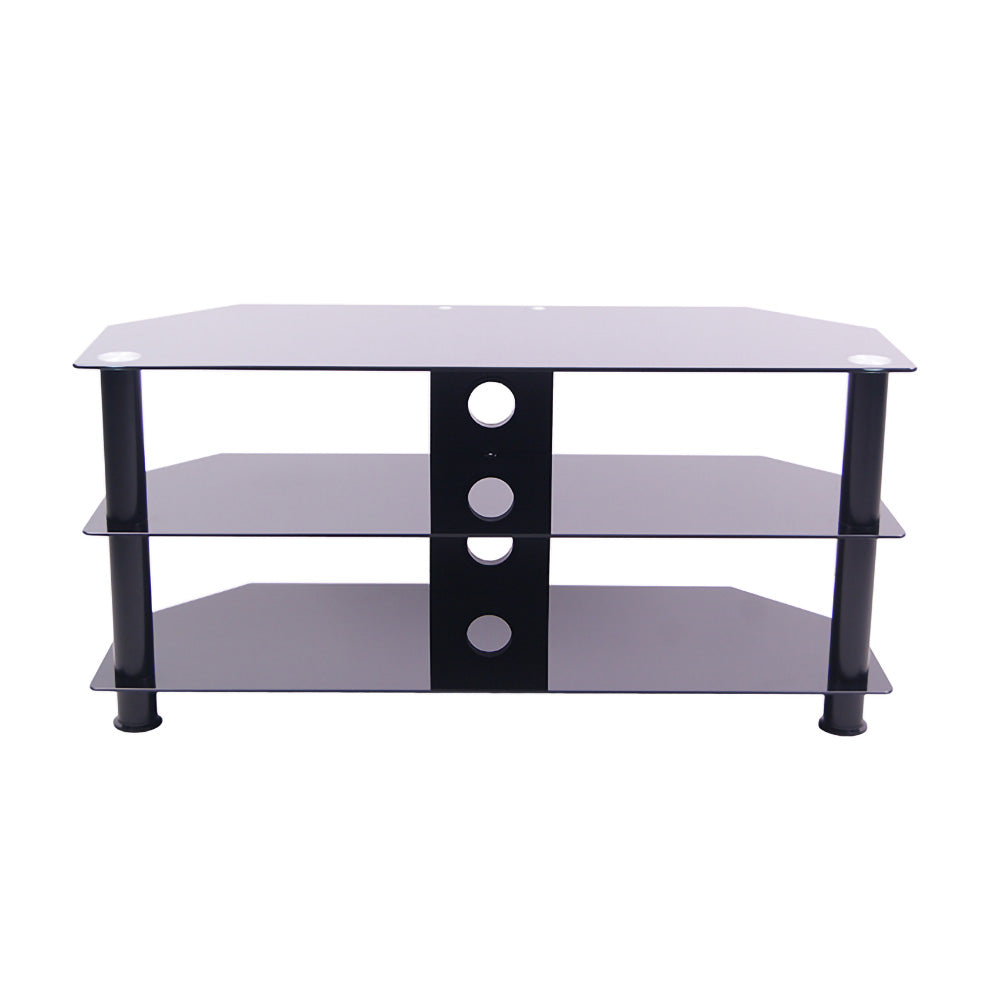 AVS 1000mm Open Style TV Stand in Black Finish (LPF1000B)