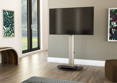 Mahara Arno Cantilever TV Stand with Swivel TV Mount - TV Floor Stand Max 55" & 40kg