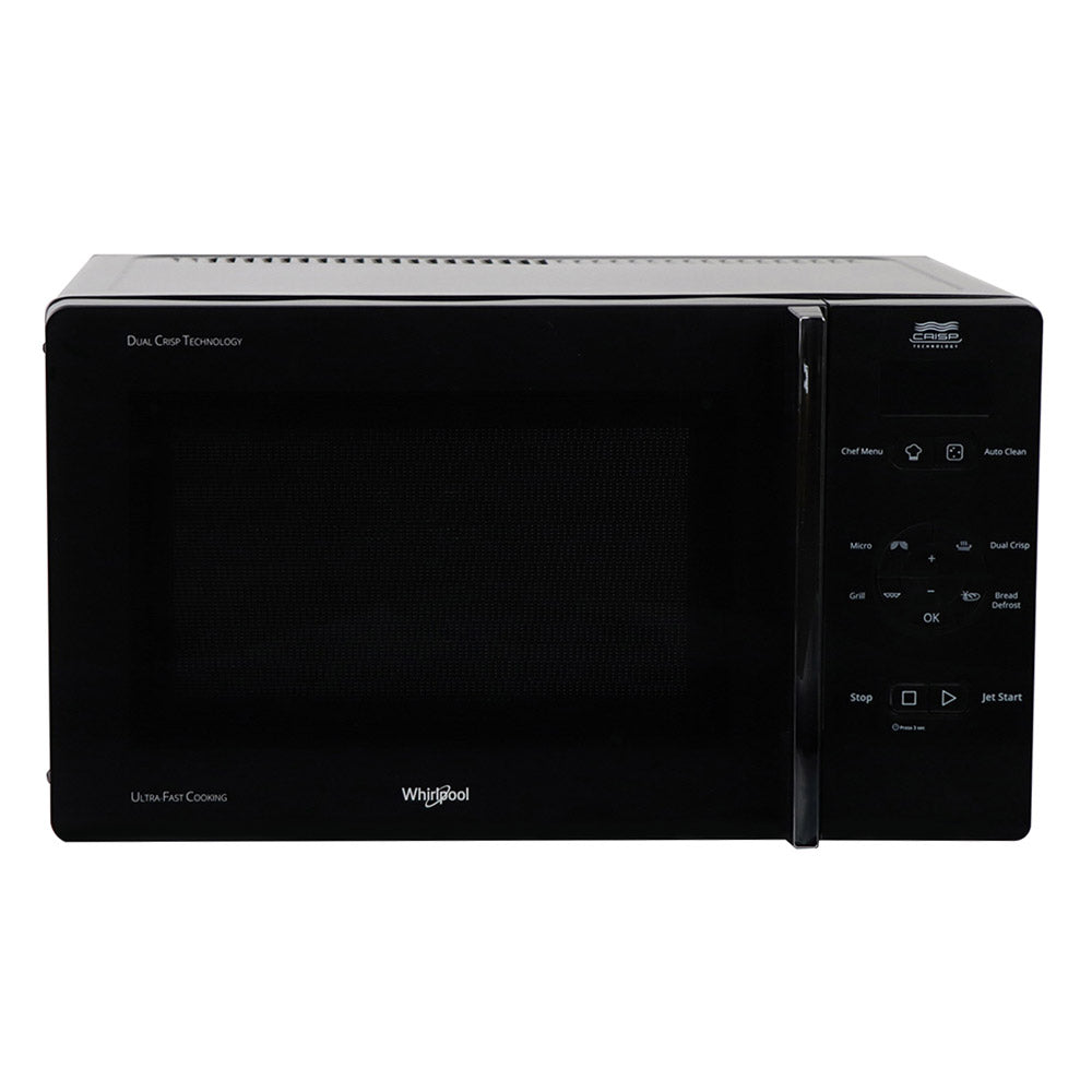Whirlpool 25L Crisp N Grill Microwave Oven & Grill In Black (MWC25BK)