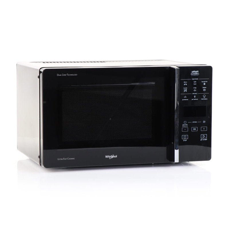 Whirlpool 25L Freestanding CrispFry Microwave & Grill In Black (MWCF25BK)