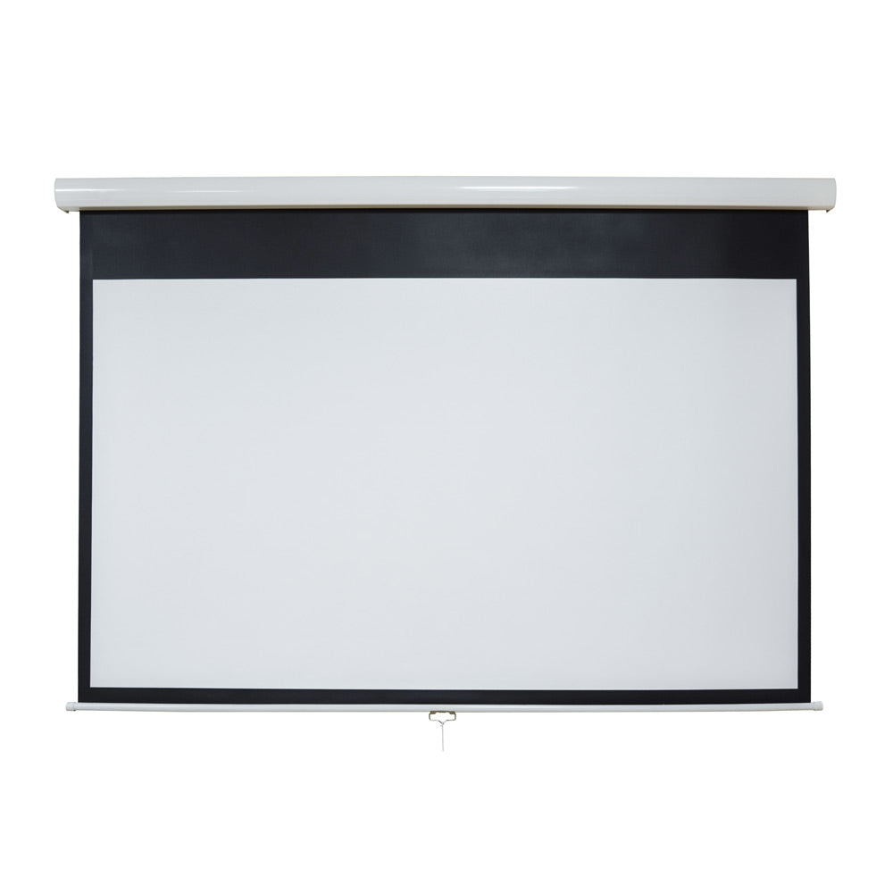 One Products 120" Auto-Lock Manual Projector Screen (OPMAN120)