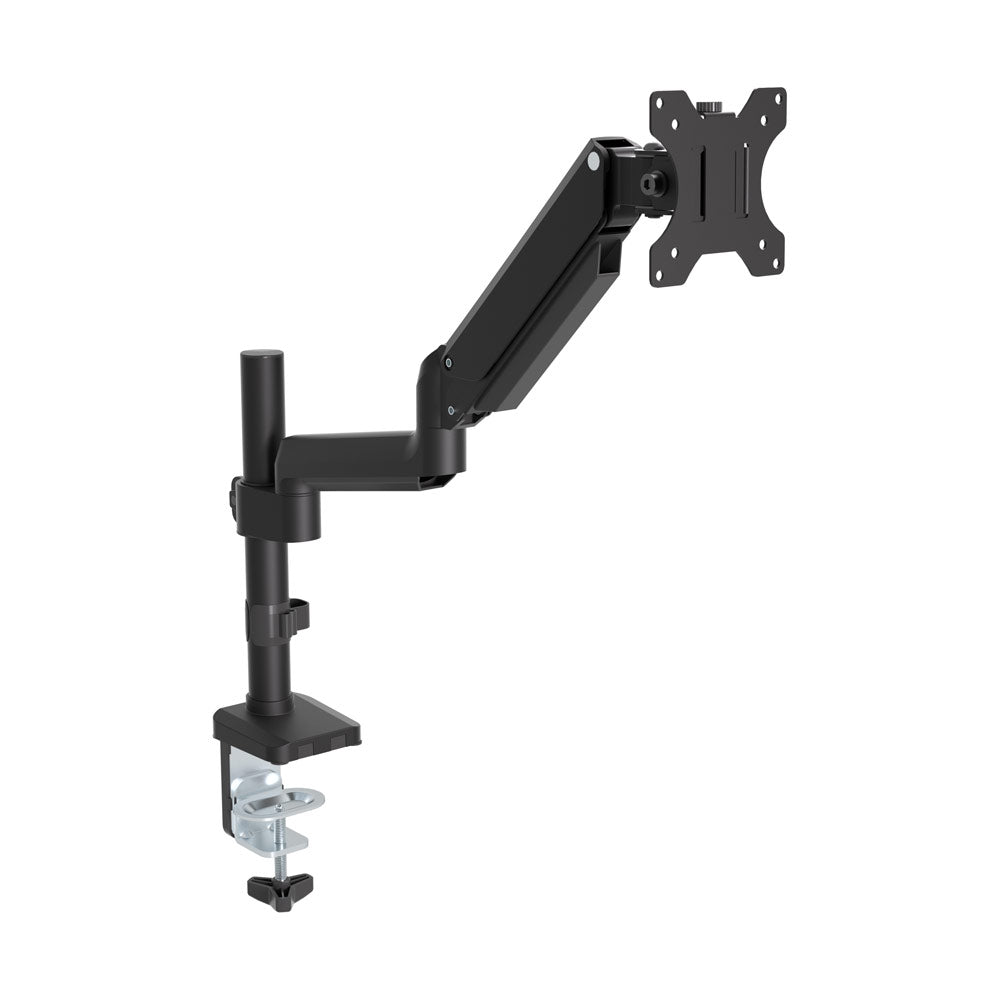 One Products Single-Arm Gas Spring-Assisted Desktop Mount Bracket for 13" to 32" Monitor (PPMA1S-E)