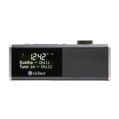 Richter Wake DAB+ Digital Alarm Clock Radio in Black/Walnut (RR40WAL)