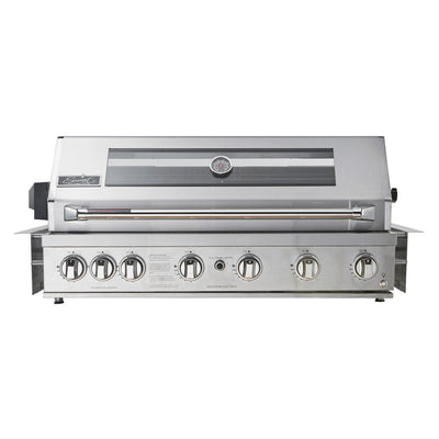 Smart 6 Burner Built-In Gas BBQ With Rotisserie & Rear Infrared Burner In Stainless Steel (601WB-W)