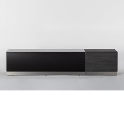 Sonorous 2250mm Premium Series TV Cabinet in Black North Wood (SNEX30EX20BKBNW)